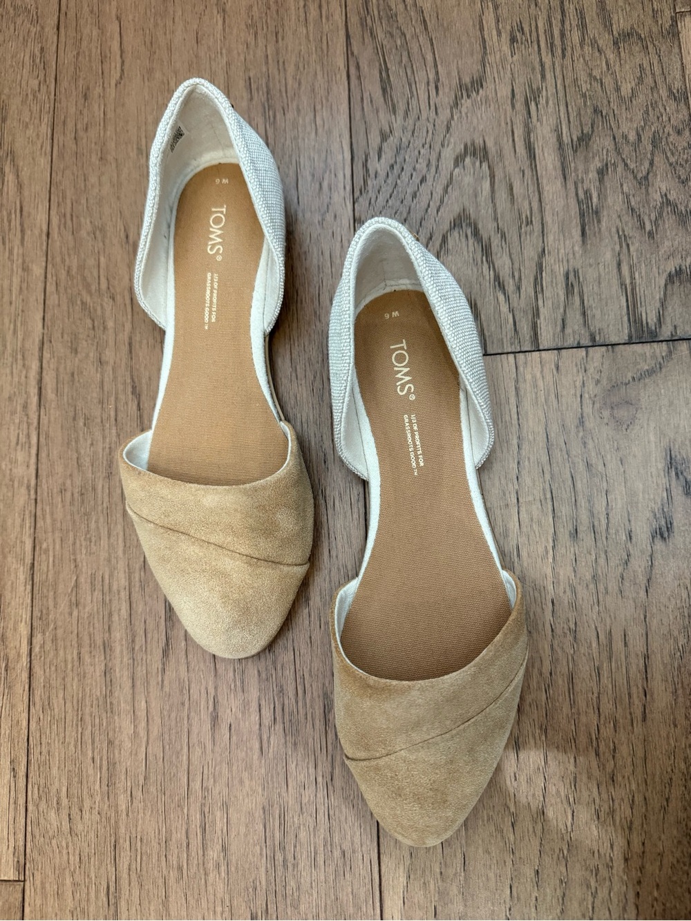 Toms Two-Tone Gemma Flats - Picture 4 of 7